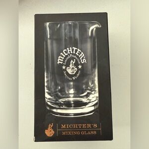 NWT Michter’s Limited Production Handblown 20oz Mixing Glass New In Unop…